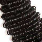 Peruvian Deep Wave Human Hair Extensions 3PCS suitable for black people