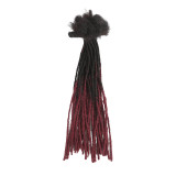 Real human hair dreadlocks, hand-twisted African reggae dreadlocks, human hair dreadlocks 0.2cm