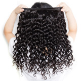 Real human hair extensions Water Wave Natural bundle, naturally thick