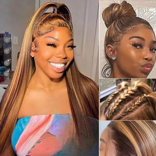 360 glue-free adjustable fish-line full lace human hair wig