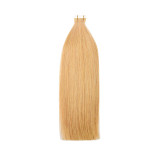 Wholesale in-stock PU real hair tape-in extensions for women, seamless hair extensions, tape-in hair extensions, wig pieces