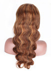 13*4 Body Waver Real Human Hair Wig, Cross-Border Exclusive Foreign Trade Wig for Women with Big Waves