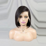 13X4frontal Bob 8inch pixie cut straight wig