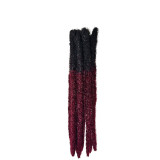 Realistic short hair wig 0.6cm handmade dreadlocks cosplay black braids reggae Dreadlocs