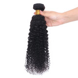 European and American real human hair bundles, natural color, curly hair strands
