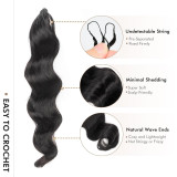 Body Feather Crochet Human Hair for Black Women