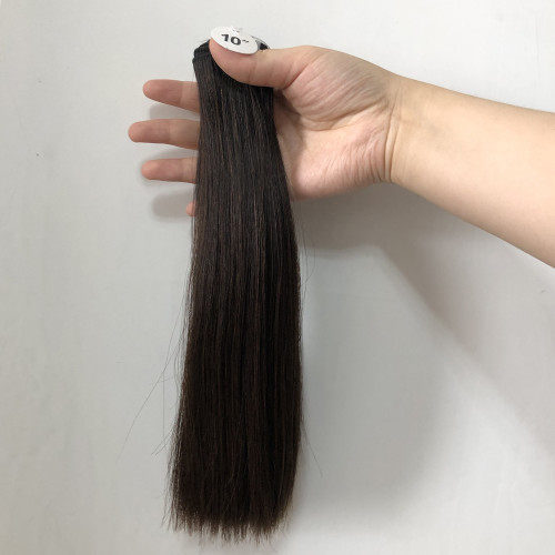 Super Double Drawn straight human hair bundles of the first grade
