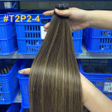 Human hair wigs, hand-knitted hair wefts for women, human hair genius weft bundles, European and American cross-border