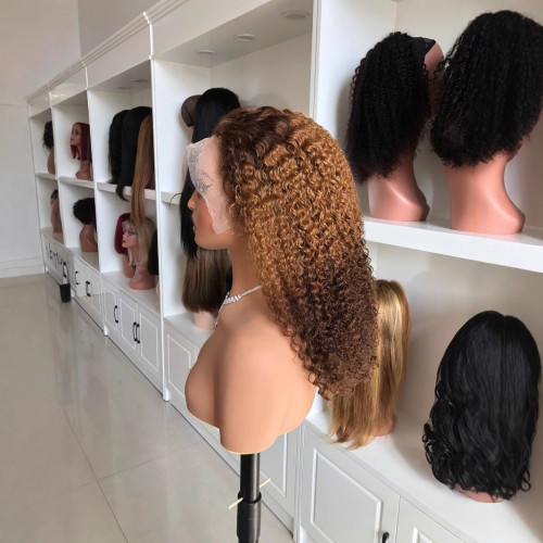 European and American curly wigs 250% density, cross-border in-stock, factory wholesale, foreign trade, Jerry curly