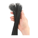 Dreadlocks human hair wig, can be permed and dyed, universal natural-looking wig