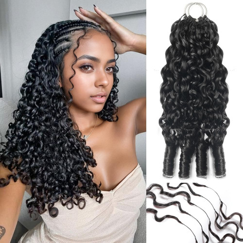 Crochet Feather Hair Extensions burmese curly