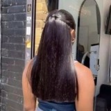 Double Drawn 300%densityHuman Hair Straight 13*4 Frontal Bob