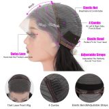 13*4 lace human hair wig, cross-border European and American fashion, African oose deep