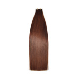 Wholesale in-stock PU real hair tape-in extensions for women, seamless hair extensions, tape-in hair extensions, wig pieces