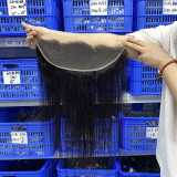Real human hair wig 13*4 Swiss transparent lace closure human hair wig