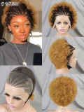 Afro braided wig 13*4lace 100%human hair