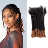 Real human hair dreadlock wig, hand-twisted African dreadlocks, human hair dreadlocks 0.6cm