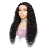 4*4 Closure Water Wave Wig 200% Density 20inch Human hair Gl