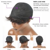 Brazilian Human hair Short Cut Wig Full density Wigs