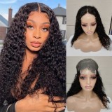 4*4 Closure Water Wave Wig 200% Density 20inch Human hair Gl