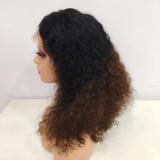 12A Double Drawn Human hair 4*4 Lace Curly Wig 300% density