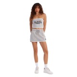 FC1502 European and American cross-border letter print tube top and sexy sports skirt set