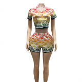 FC1233 European and American cross-border fashion Casablanca floral set