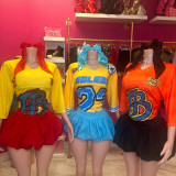 Y220204 New European and American Style Loose V-neck Sports T-shirt for Cross-Border Foreign Trade