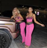 Y201 Cross-Border European and American Fashion Sexy Leopard Print Women's Camisole Set