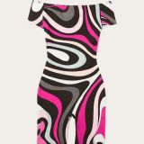 FC1364 European and American cross-border sexy hot girl printed strapless one-piece shorts