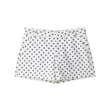 New European and American cross-border fashion stylish stand-collar polka dot seersucker jacket and shorts set for women