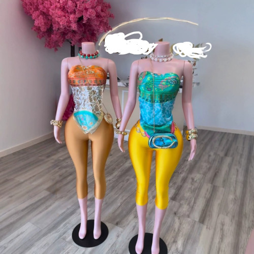 Y19 European and American cross-border fashion women's sexy outfit