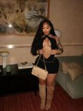 1448 European and American cross-border sexy lace-trimmed hollow-out halter neck slim-fit bodycon dress short skirt women's clothing