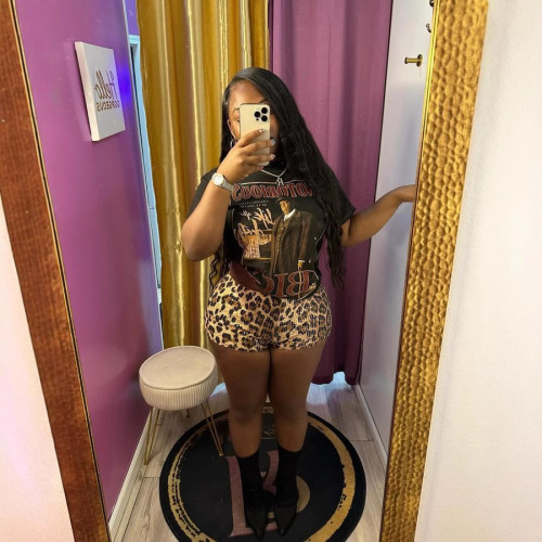 Y230295 European and American cross-border fashion women's sequined versatile shorts