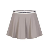 -style casual sporty letter logo bra, camisole, mini irt, tennis irt set