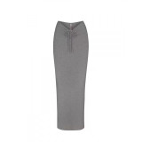 -style European and American pleated design women's high-waisted slimming mid-length pencil irt