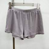 -style modal ribbed boxer shorts, summer thin loose casual home pants