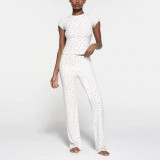 new -style SOFT LOUNGE LACE short-sleeve printed T-shirt