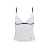 Elegant and simple V-neck adjustable camisole for women, suitable for both inner and outer wear in summer
