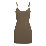 style sexy slim-fit sleeveless slip dress,  European and American bodycon dress