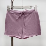 -style modal ribbed boxer shorts, summer thin loose casual home pants for women