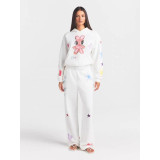 Cute Bunny Easter Limited Edition Graffiti Series Hooded Pullover Sweatshirt and Straight-Leg Pants