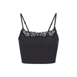 Valentine's Day Collection Sexy Lace Pink Versatile Lace Camisole Top