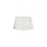 Yu Shuxin's same style niche design spicy girl heart-shaped polka dot halter neck tank top/short skirt