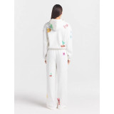 Cute Bunny Easter Limited Edition Graffiti Series Hooded Pullover Sweatshirt and Straight-Leg Pants