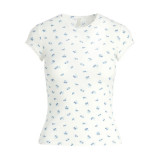 new -style SOFT LOUNGE LACE short-sleeve printed T-shirt