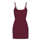 style sexy slim-fit sleeveless slip dress,  European and American bodycon dress