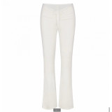 -style drawstring ruched haze blue casual pants for women, slimming and slightly flared women's casual pants