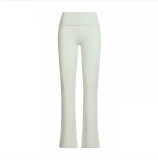 Kendall  's new spring/summer color cotton ultra-comfortable versatile casual cuffed flared pants