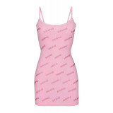 rhinestone letter logo tight-fitting bodycon slip dress sexy lace dress